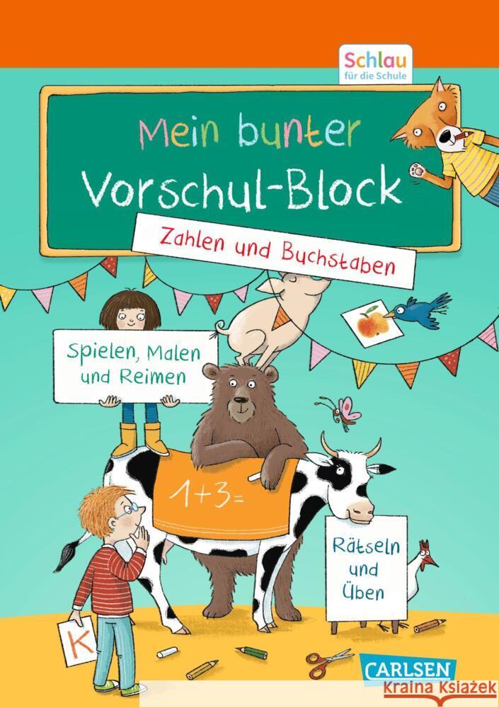 Schlau für die Schule: Mein bunter Vorschul-Block Mildner, Christine 9783551191458 Carlsen - książka