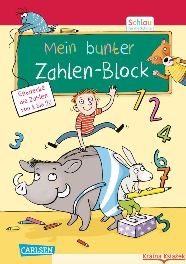 Schlau für die Schule: Mein bunter Zahlen-Block Mildner, Christine 9783551189974 Carlsen - książka