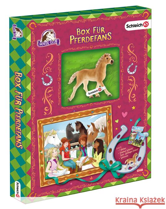 Schleich Horse Club - Box für Pferdefans, m. Figur Haflinger Fohlen  9783960804680 Ameet - książka