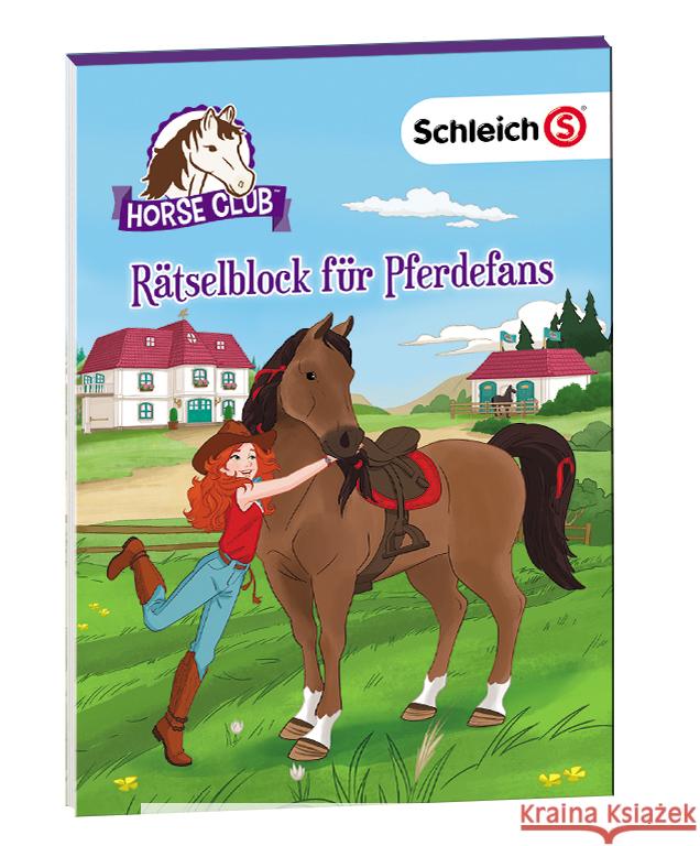 Schleich Horse Club - Rätselblock für Pferdefans  9783960805434 Ameet - książka