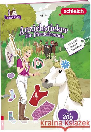 SCHLEICH® Horse Club(TM) - Anziehsticker für Pferdefreunde  9783960807148 Ameet - książka