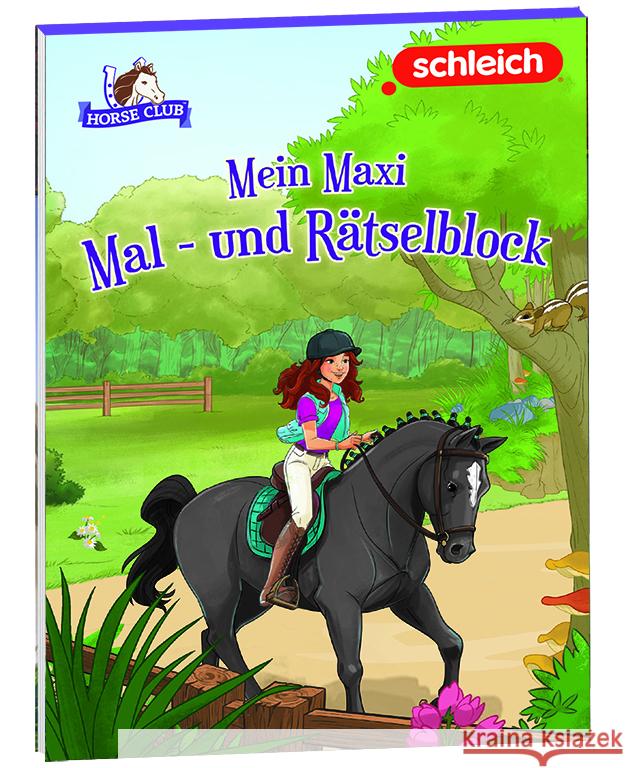 SCHLEICH® Horse Club(TM) - Mein Maxi - Mal- und Rätselspaß  9783960807117 Ameet - książka