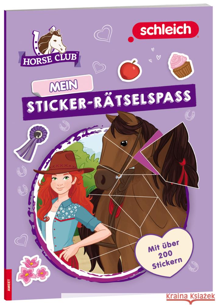 SCHLEICH® Horse Club(TM) - Mein Sticker-Rätselspaß, m. 1 Beilage  9783960807742 Ameet - książka