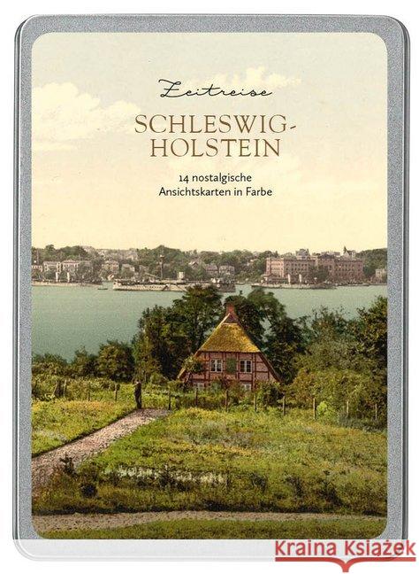 Schleswig-Holstein : 14 nostalgische Ansichtskarten in Farbe  4251517502754 Paper Moon - książka