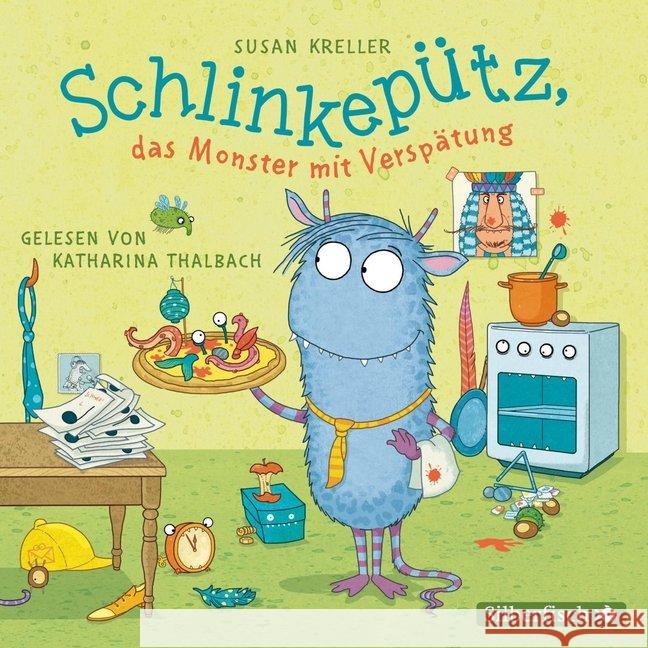 Schlinkepütz, das Monster mit Verspätung, 1 Audio-CD : Ungekürzte Lesung Kreller, Susan 9783867422963 Silberfisch - książka