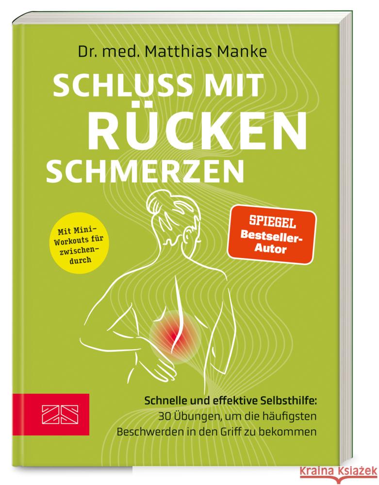 Schluss mit Rückenschmerzen Manke, Matthias 9783965845220 ZS - ein Verlag der Edel Verlagsgruppe - książka