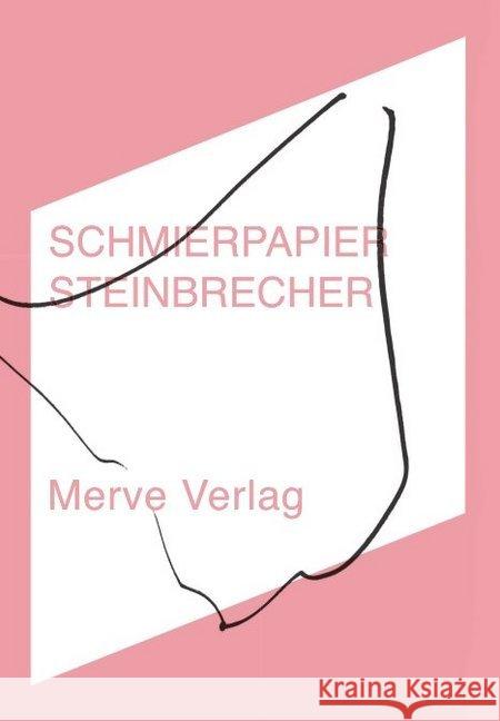 SCHMIERPAPIER Steinbrecher, Erik 9783962730406 Merve - książka
