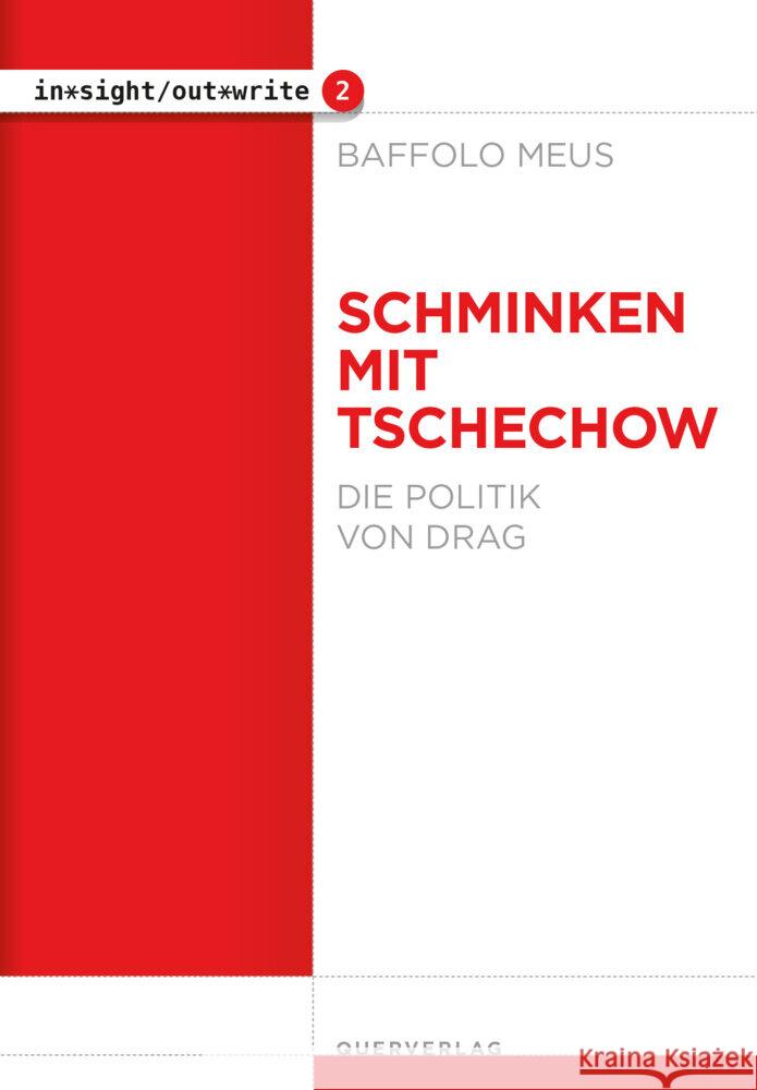 Schminken mit Tschechow Meus, Baffolo 9783896563040 Querverlag - książka