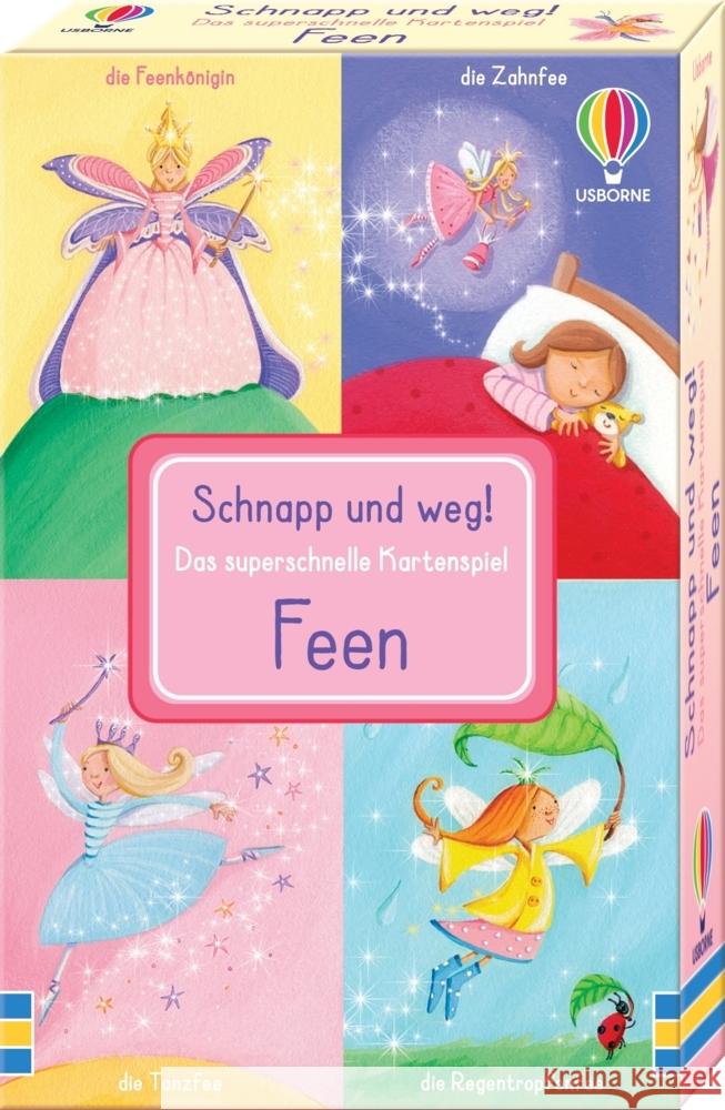 Schnapp und weg! Das superschnelle Kartenspiel: Feen Watt, Fiona 9781035704293 Usborne Verlag - książka