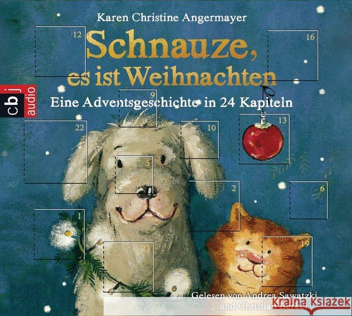 Schnauze, es ist Weihnachten, 1 Audio-CD : Eine Adventsgeschichte in 24 Kapiteln. Gekürzte Lesung Angermayer, Karen Chr. 9783837122640 cbj audio - książka