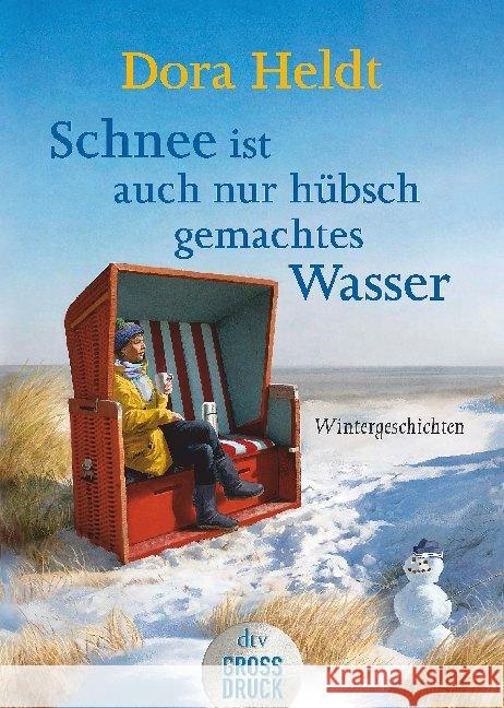 Schnee ist auch nur hübschgemachtes Wasser : Wintergeschichten Heldt, Dora 9783423254120 DTV - książka