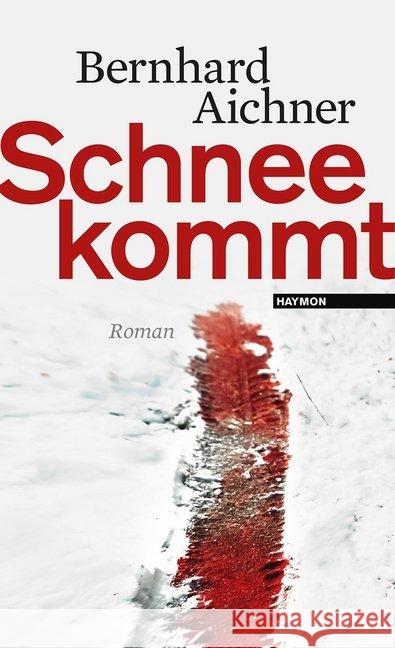 Schnee kommt : Roman Aichner, Bernhard 9783709971581 Haymon Verlag - książka
