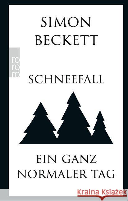 Schneefall & Ein ganz normaler Tag Beckett, Simon 9783499290725 Rowohlt TB. - książka