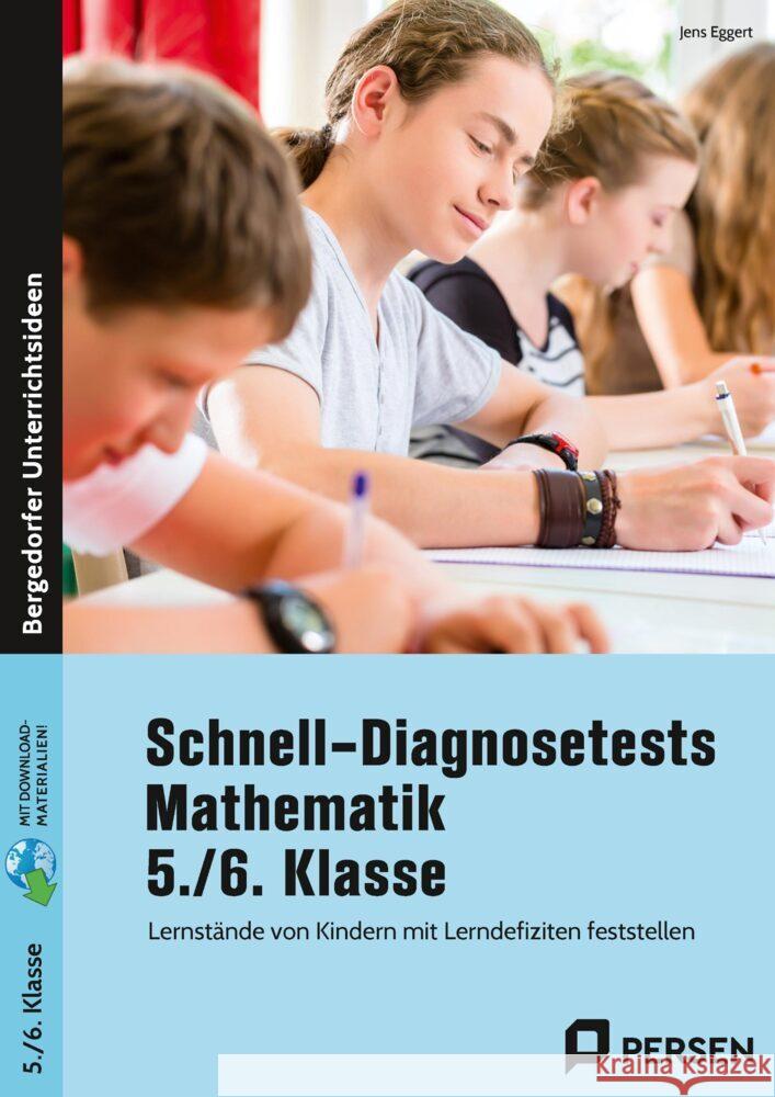 Schnell-Diagnosetests Mathematik 5./6. Klasse Eggert, Jens 9783403210801 Persen Verlag in der AAP Lehrerwelt - książka