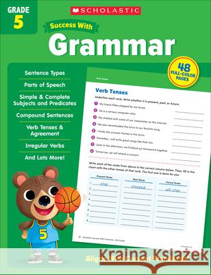 Scholastic Success with Grammar Grade 5 Scholastic Teaching Resources 9781338798432 Scholastic Teaching Resources - książka