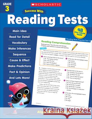 Scholastic Success with Reading Tests Grade 3 Scholastic Teaching Resources 9781338798647 Scholastic Teaching Resources - książka