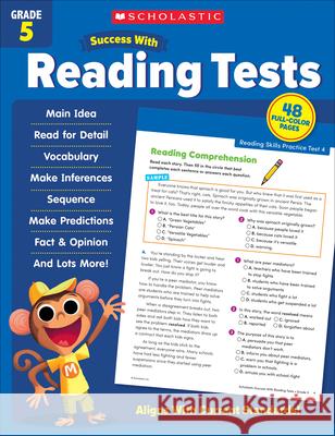 Scholastic Success with Reading Tests Grade 5 Scholastic Teaching Resources 9781338798661 Scholastic Teaching Resources - książka