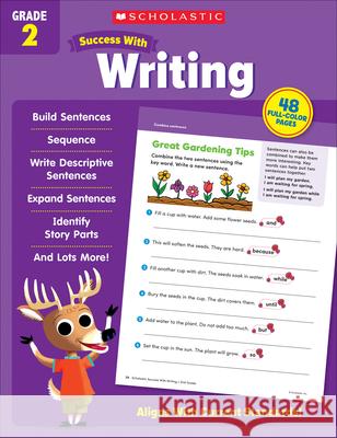 Scholastic Success with Writing Grade 2 Scholastic Teaching Resources 9781338798722 Scholastic Teaching Resources - książka