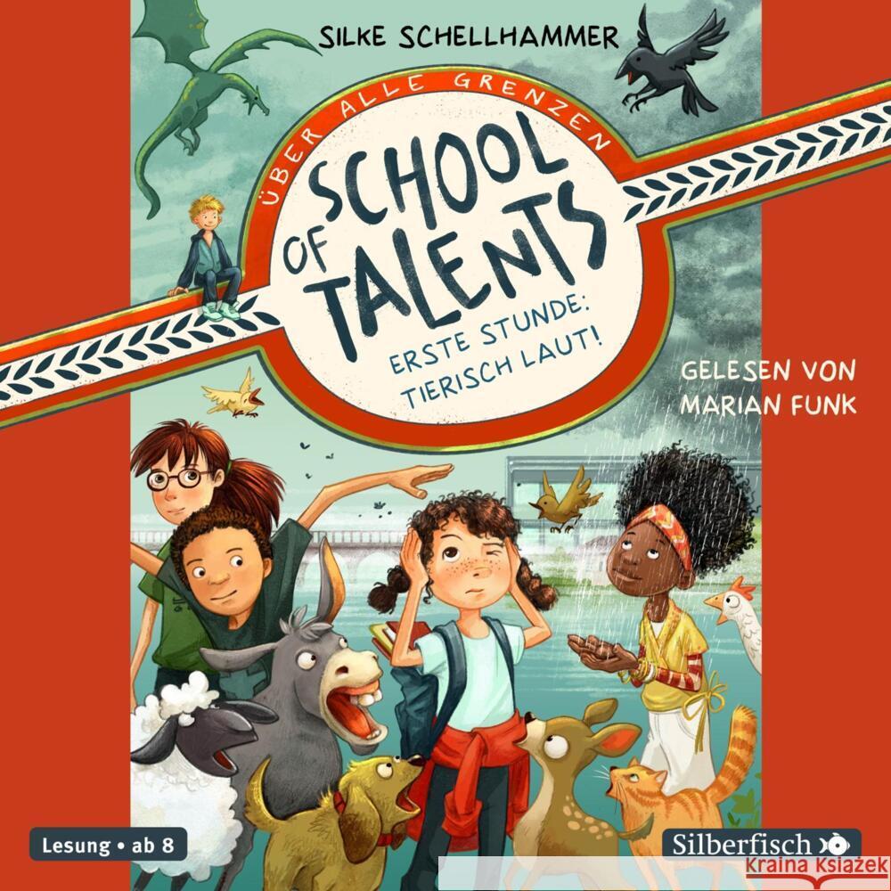 School of Talents 1: Erste Stunde: Tierisch laut!, 2 Audio-CD Schellhammer, Silke 9783745602630 Silberfisch - książka