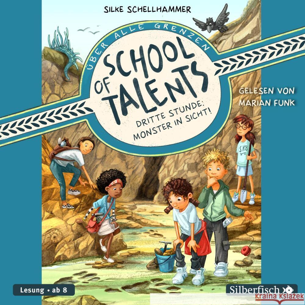 School of Talents 3: Dritte Stunde: Monster in Sicht!, 2 Audio-CD Schellhammer, Silke 9783745602968 Silberfisch - książka