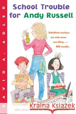 School Trouble for Andy Russell David A. Adler Will Hillenbrand 9780152054281 Gulliver Books - książka