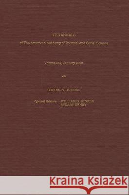 School Violence Stuart Henry William G. Hinkle Henry Stuart 9780761921707 Sage Publications (CA) - książka