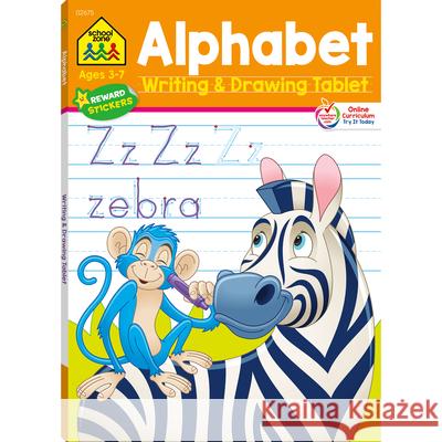 School Zone Alphabet Writing & Drawing Tablet Workbook Zone, School 9781681472423 School Zone - książka