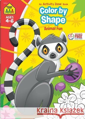 School Zone Color by Shape Animal Fun Workbook School Zone 9781681474748 School Zone - książka