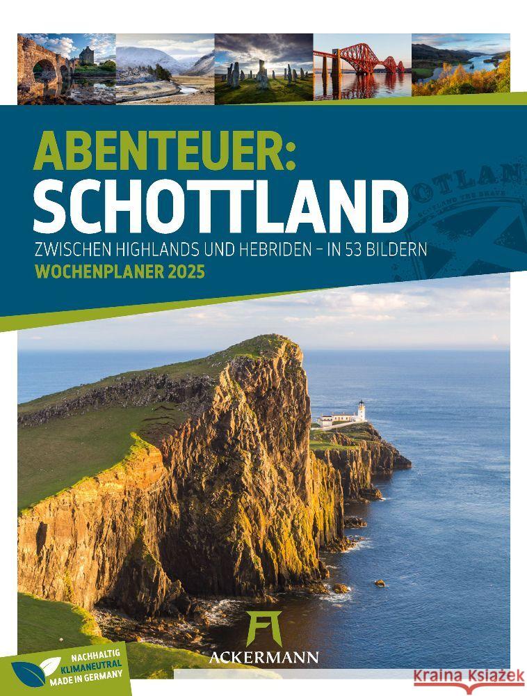 Schottland - Zwischen Highlands und Hebriden - Wochenplaner Kalender 2025 Ackermann Kunstverlag 9783838425948 Ackermann Kunstverlag - książka