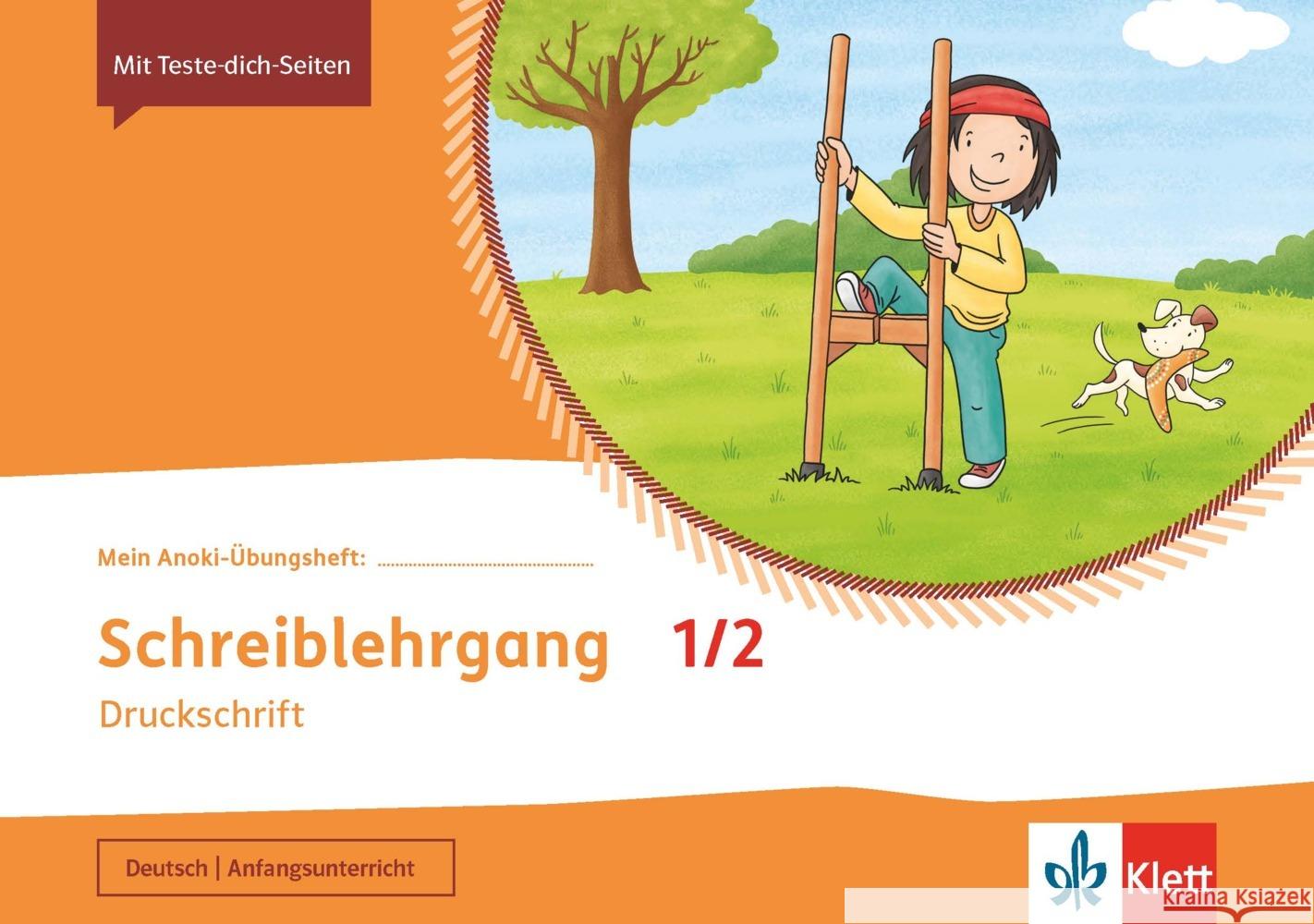 Schreiblehrgang Druckschrift 1/2  9783121621699 Klett - książka