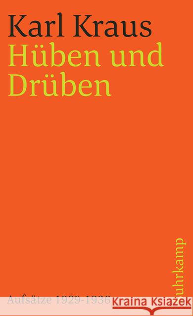 Schriften in den suhrkamp taschenbüchern. Zweite Abteilung. Acht Bände Kraus, Karl 9783518378281 Suhrkamp - książka