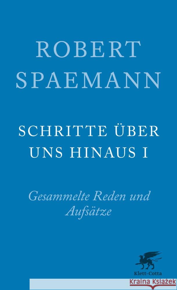 Schritte über uns hinaus I Spaemann, Robert 9783608962307 Klett-Cotta - książka