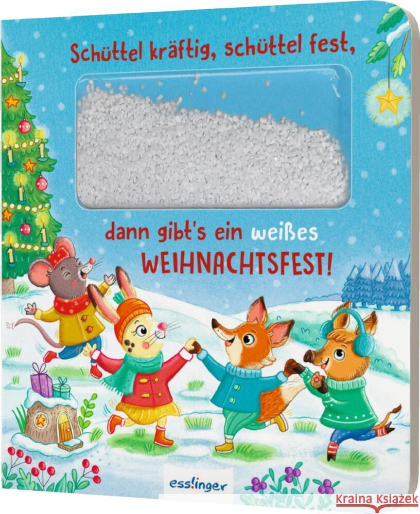 Schüttel-Pappe: Schüttel kräftig, schüttel fest, dann gibt's ein weißes Weihnachtsfest! Ottenschläger, Madlen 9783480238569 Esslinger in der Thienemann-Esslinger Verlag  - książka