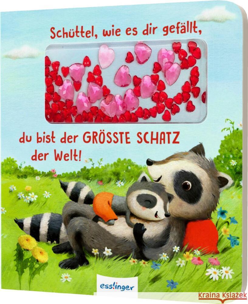 Schüttel-Pappe: Schüttel, wie es dir gefällt, du bist der größte Schatz der Welt! Ottenschläger, Madlen 9783480238798 Esslinger in der Thienemann-Esslinger Verlag  - książka