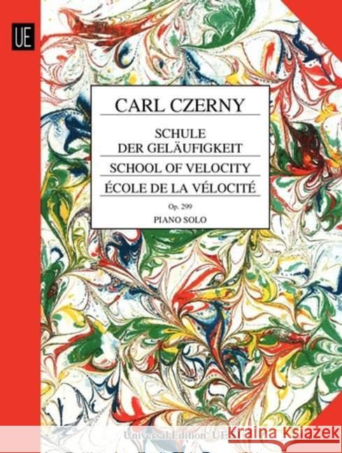 Schule der Geläufigkeit op. 299 für Klavier Czerny, Carl 9783702427245 Universal Edition - książka