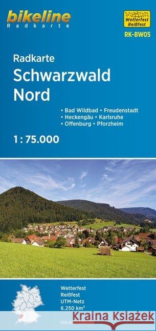 Schwarzwald North Cycle Map: 2019  9783850006033 Verlag Esterbauer - książka