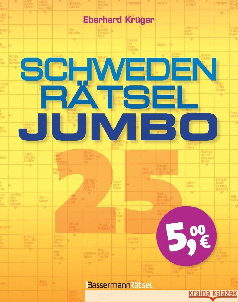 Schwedenrätseljumbo 25 Krüger, Eberhard 9783809450733 Bassermann - książka