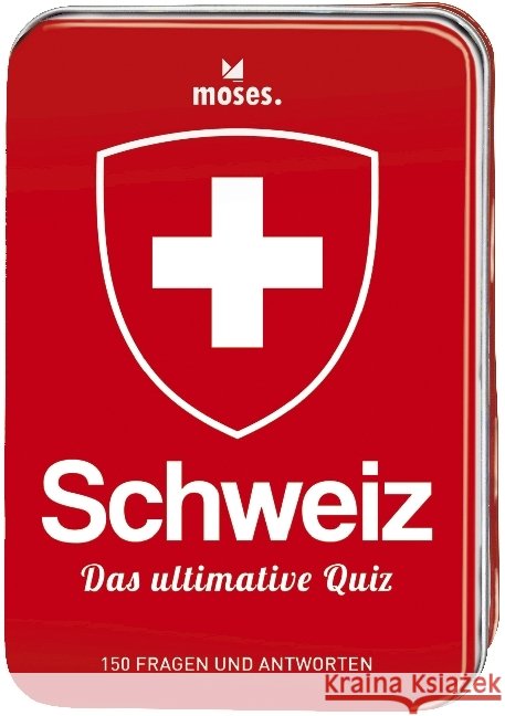 Schweiz, Sonderedition (Spiel) : Das ultimative Quiz. 150 Fragen und Anworten  9783897777163 moses. Verlag - książka