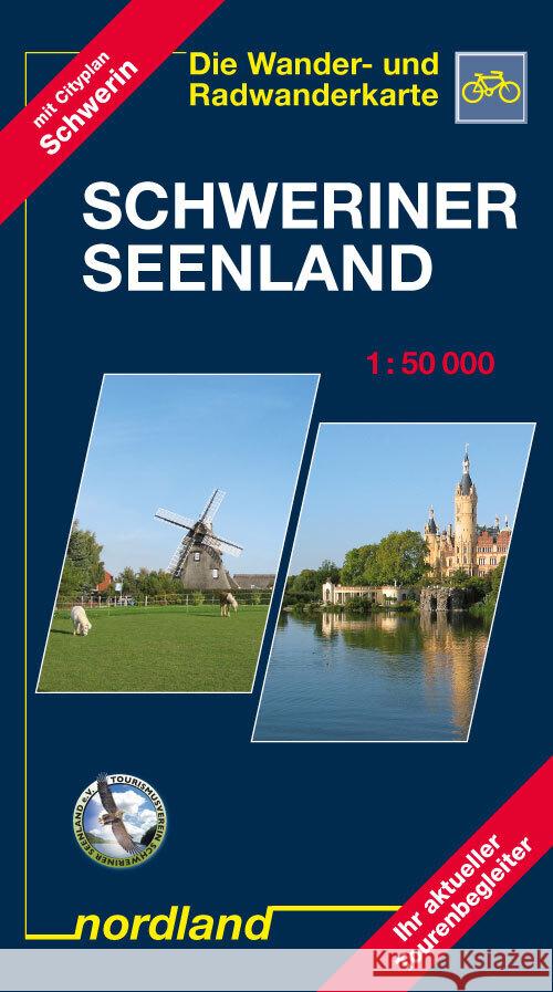 Schweriner Seenland Kast, Peter 9783928397186 Nordland-Kartenverlag - książka