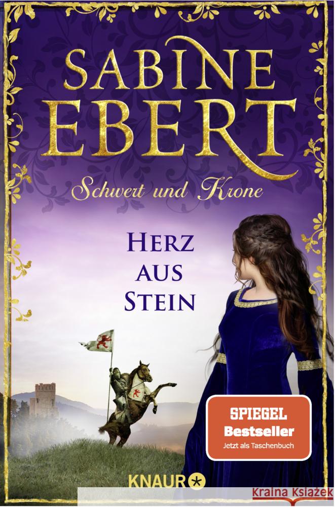 Schwert und Krone - Herz aus Stein Ebert, Sabine 9783426522431 Knaur TB - książka