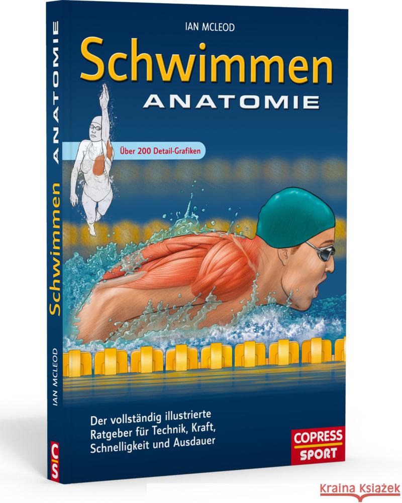 Schwimmen Anatomie McLeod, Ian 9783767912687 Copress - książka