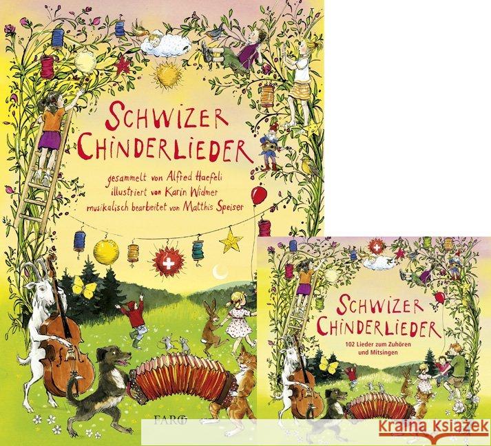 Schwizer Chinderlieder, m. Audio-CD  9783037810446 FARO - książka