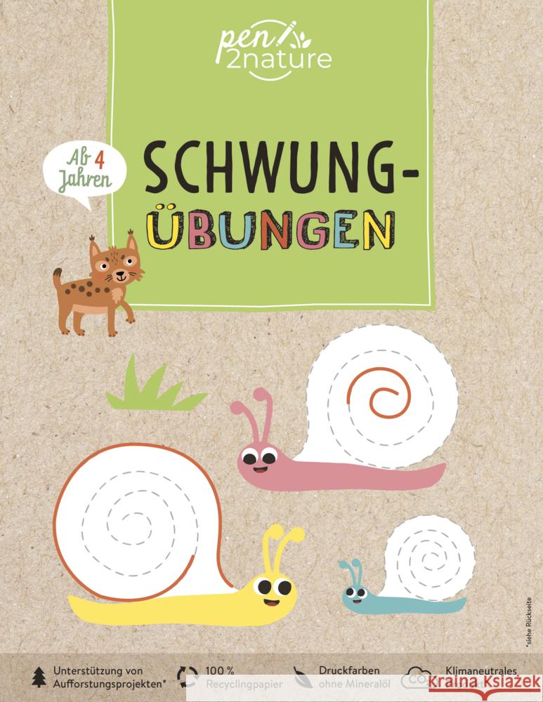 Schwungübungen für Kinder ab 4 Jahren pen2nature 9783987640278 Good Life Books & Media GmbH - książka