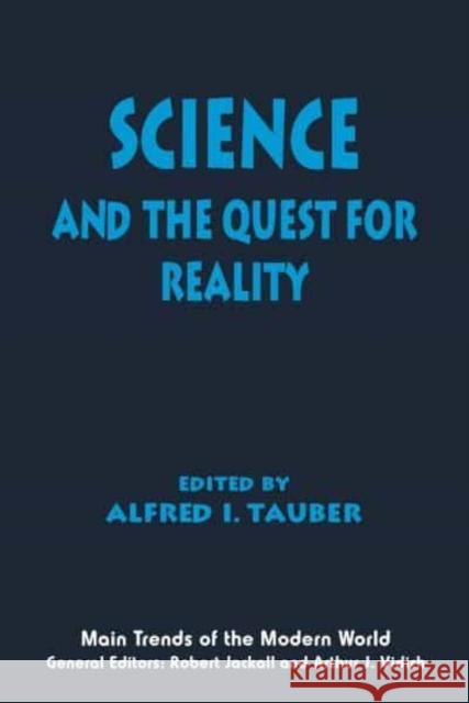Science and the Quest for Reality Alfred I. Tauber 9780814782200 New York University Press - książka