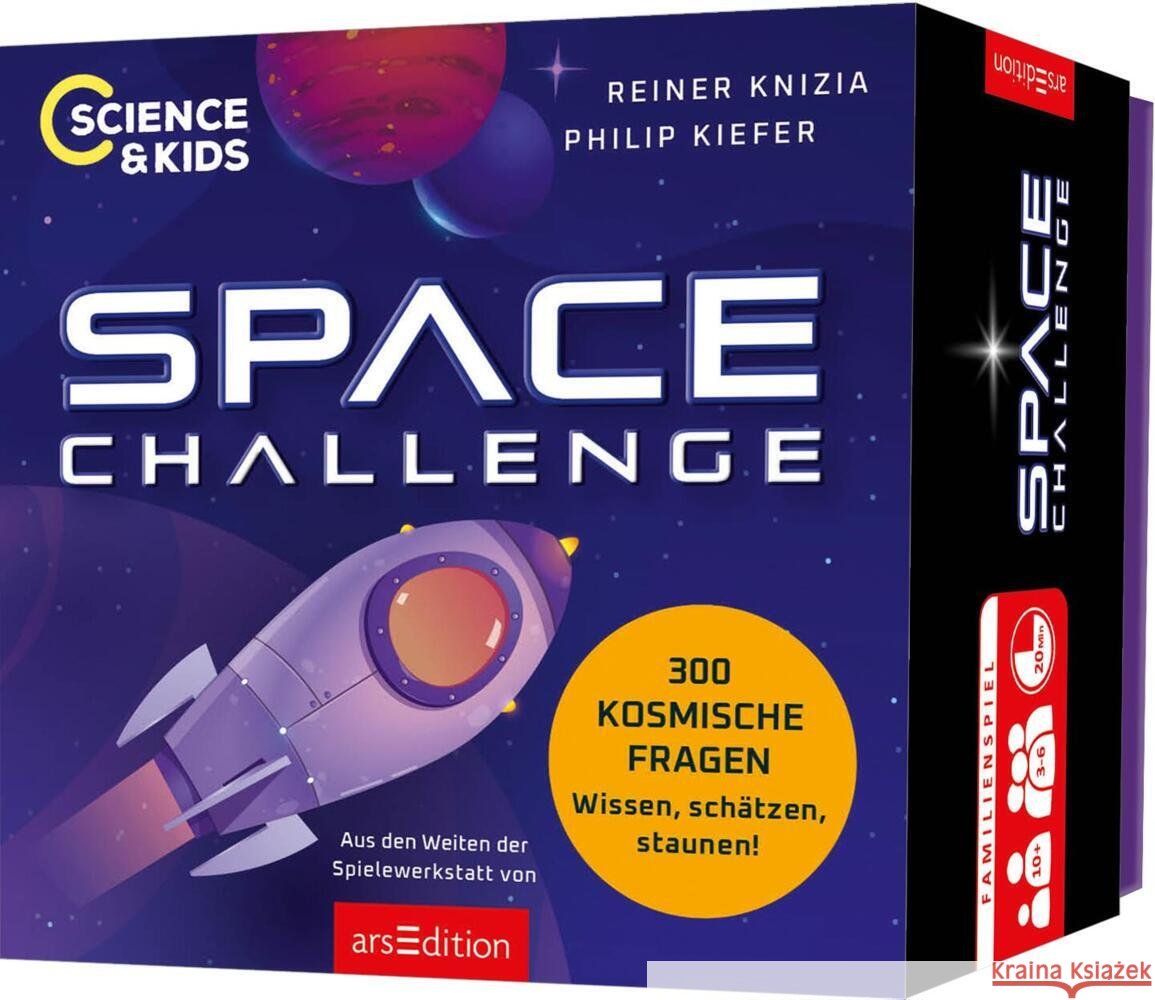 Science & Kids - Space Challenge Knizia, Reiner, Kiefer, Philip 4014489141242 ars edition - książka