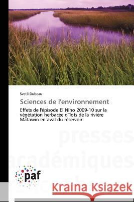 Sciences de l'Environnement Dubeau Svetli 9783838146539 Presses Academiques Francophones - książka