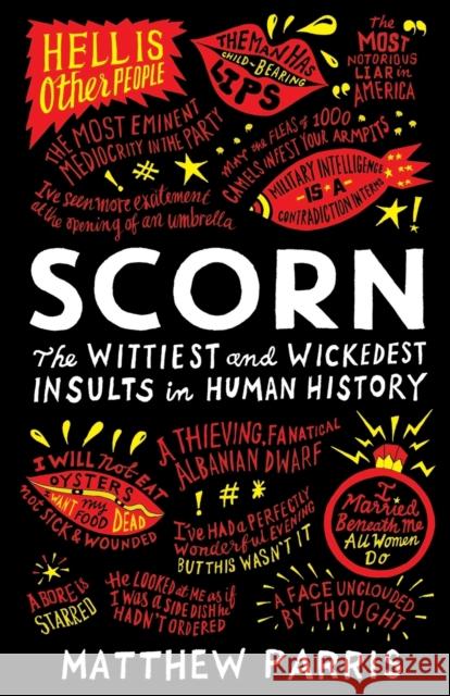 Scorn: The Wittiest and Wickedest Insults in Human History Matthew Parris 9781781257302 Profile Books(GB) - książka