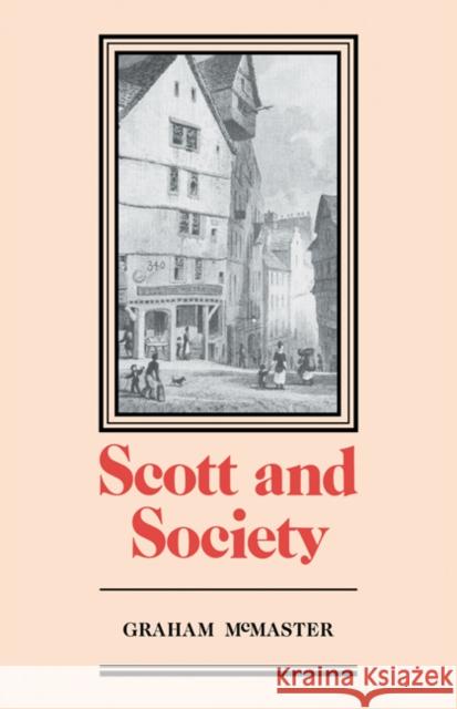 Scott and Society Graham McMaster 9780521137065 Cambridge University Press - książka