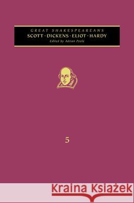 Scott, Dickens, Eliot, Hardy Adrian Poole 9780826435460  - książka