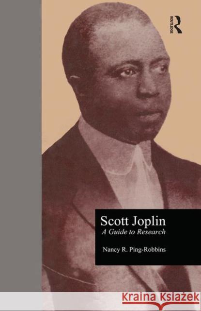 Scott Joplin: A Guide to Research Ping Robbins, Nancy R. 9780824083991 Garland Publishing - książka